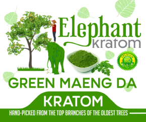 Elephant Kratom Green Maeng Da Capsules